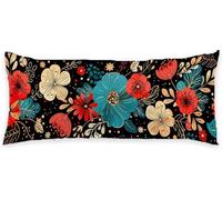 Blu Federe Cuscino Letto 30x90 Copricuscini Letto Rosso Cuscini per Dormire Sul Fianco Super Morbido Nascosta con Cerniera Copriguanciale Cuscino Gravidanza, Arredamento Casa Collo Supporto C - 934