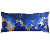 Blu Federe Cuscino Letto 45x140 Copricuscini Letto Sogno Cuscini per Dormire Sul Fianco Super Morbido Nascosta con Cerniera Cuscino Gravidanza, per Arredamento Casa Schiena Collo Supporto C - 897