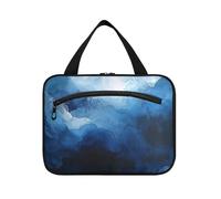 Blu Gradiente Hanging Borse da Viaggio per articoli da toeletta con gancio, Designer Chic Kit da barba Borsa per gli Uomini per le Donne Lavoro bolso Viajero para Mujer L