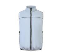 ,Blu,L,Gilet rinfrescante Estivo con 2 ventole, Giacca con Ventola Giapponese, Giacca da Esterno con Aria condizionata indossabile per Uomo