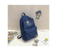 (Blu) La nuova piccola borsa in tela Daisy per studenti delle scuole medie