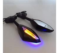 Blu LED Giro Segnale Specchio Per Honda CBR 125R 150R Suzuki Sv650S Katana