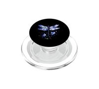 Blu Libellula Acquerello Insetti Natura Entomologo PopSockets PopGrip per MagSafe