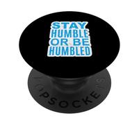 Blu L'importanza Dell'umiltà Grafico PopSockets PopGrip Adesivo