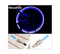 (Blu) Luce per raggi di bicicletta al neon Wasafire Mini LED Fanale posteriore per bicicletta MTB Ta