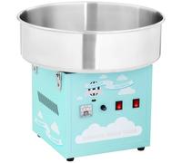 Blu Macchina per zucchero filato - 52 cm - 1200 W - turchese | Royal Catering