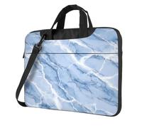 Blu Marmo Modello Bianco Grigio Venatura Laptop Bag Laptop Case 15.6 Pollice Computer Borse Imbottito Della Copertura Del Manicotto Per Le Donne Uomini