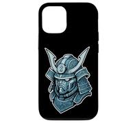 Blu Mecha Samurai Casco Tech Custodia per iPhone 12/12 Pro