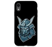 Blu Mecha Samurai Casco Tech Custodia per iPhone XR