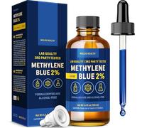 Blu metilene 2% qualità farmaceutica con pipetta da 100 ml - senza formaldeide, senza alcool, resistente alla luce, purezza di laboratorio