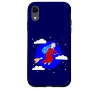 blu natale strega befana broomrider spookmas Epifania Custodia per iPhone XR