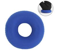 (Blu navy) Cuscino ortopedico in memory foam ad anello, cuscino a ciambella per il sollievo