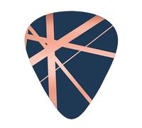 Blu navy e rame Luxe,12 pezzi di plettri per chitarra, 3 plettri di diverso spessore per chitarra acustica, basso, ukulele
