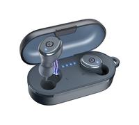 (Blu navy)TOZO T10 Cuffie Bluetooth 5.3 Cuffie wireless con intelligenza artificiale e chiamate profonde