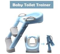 Blu Neonato Vasino Training Sedile Scala Passo Toilette Bambina Sedia Bathr