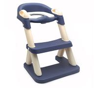 Blu Neonato Vasino Training Sedile Scala Passo Toilette Sedia Bambino Bagno Tr