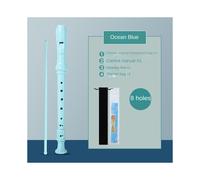 (Blu oceano 8 fori, Borsa di flanella) Strumento musicale Clarionet a 8 fori