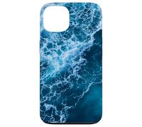 Blu Oceano Onde Estate Mare Spiaggia Costiera Turchese Aqua Custodia per iPhone 13