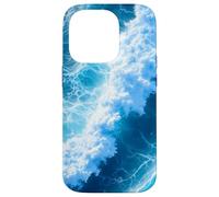 Blu Oceano Onde Estate Mare Spiaggia Costiera Turchese Aqua Custodia per iPhone 14 Pro