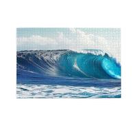 Blu Oceano Surfing 1000 Pezzo Jigsaw Puzzle Per Adulti Puzzle In Legno Per Adulti Regali Home Decor