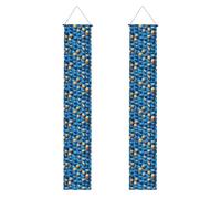 blu Pallavolo Stampa Decor Banner Sfondo Congratulazioni Porta Adatto Uso Interno Esterno Facile Installazione