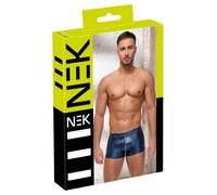 Blu Pantaloni Di NEK Im Trendy Metallic-Mattlook. Eng E Sagomatavestibilità Slim