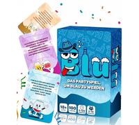 Blu Party Game Il gioco più emozionante per feste, giochi di società per adulti, gioco di carte, regalo divertente per uomini, verità o dovere, 100 carte | addio al celibato (blu)