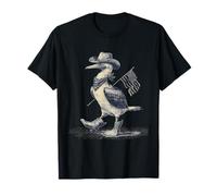 Blu Piedi Booby Cowboy Rodeo Cowgirl Western Country Maglietta