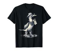 Blu Piedi Booby Cowboy Rodeo Cowgirl Western Country Maglietta