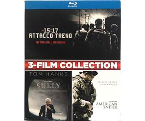 Blu-ray 3-Film collection Ore 15:17 attacco al treno + Sully + American Sniper