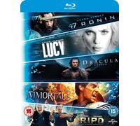 Blu ray 5-Movie Starter Pack: Lucy/Dracula Untold/47 Ronin/Immortals/R (Blu-ray)