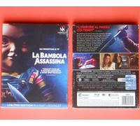blu ray disc + booklet limited edition la bambola assassina chucky child's play