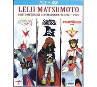 Blu-ray + Dvd CORTOMETRAGGI DANGUARD HARLOCK STARZINGER di LEIJI MATSUMOTO nuovo