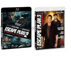 Blu Ray Escape Plan 2-3 Fuga Ritorno Dall'Inferno L'Ultima Sfida (2 Blu Ray)