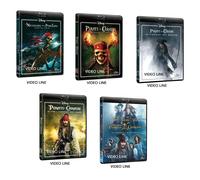 Blu Ray Pirati Dei Caraibi La Collezione 1-5 (5 Film 5 Blu-Ray) .......NUOVO