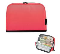 Blu Rosa Gradiente Matita Sacchetto di Immagazzinaggio Della Chiusura Lampo Astuccio Grande Matite Astucci Classroom Pen Bag Ragazzi Animal Art Bambini Rientro a Scuola Forniture Organizer