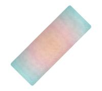 Blu Rosa Pesca Gradiente stampato non tossico yoga mat chimico libero Spessore 1 mm Per pavimento antiscivolo, con borsa per il trasporto tapete para ejercicio 180,3 x 66 cm
