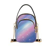 Blu Rosa Star River Universe borsa alla moda per le donne crossbody con multi tasche borse a mano per le donne per viaggiare