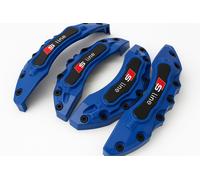 Blu S-LINE Freno a Disco Cover 4PCS Per Audi A3 A4 A5 A6 Q3 Q5 Rs S-LINE Model