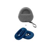 (Blu scuro) Compatibile con Airpods Max Custodia per cuffie EVA con 1 paio di cuscinetti auricolari