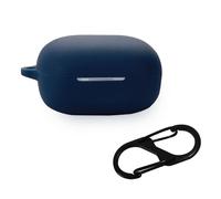 (Blu scuro) Custodia antiscivolo per cuffie QCY Melobuds ANC HT05, custodia lavabile
