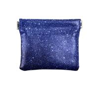 Blu Scuro Glitter Starry Moda Donna In Pelle Borse Della Moneta Sacchetti Impermeabile Mini Portafoglio Della Borsa per le Donne Bolsa pequena para monedas
