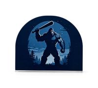 Blu scuro Sasquatch Portatovaglioli quadrato in acrilico per bagno ristorante titolari autoportanti per tovaglioli di stoffa decorazione della casa bagno ristorante confezione da 2