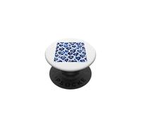 Blu scuro scuro Evil Eye Greco Eye Cute Heart Eye Pattern PopSockets PopGrip Adesivo