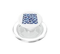 Blu scuro scuro Evil Eye Greco Eye Cute Heart Eye Pattern PopSockets PopGrip per MagSafe