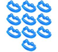 Blu Serie 10 Pezzi Divaricatore Dentale Morbido Silicone Intra- Lip Guancia Divaricatore Bocca Apri-Guancia Ingrandire Ortodonzia Dentale