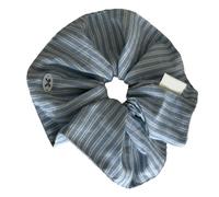 Blu Strisce Elastiche Scrunchie Dei Capelli Con Bowknot Design Soft Scrunchie Giunto Dei Capelli Decorazione Accessori Per Le Donne Comode Bande Per Lo Sport