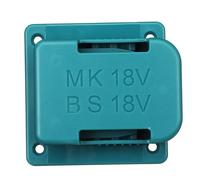 (Blu) Supporto per batteria con slot per supporto e portaoggetti ABS per Makida per Bosch 18V 14.4V