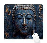 blu Tappetino per Mouse Piccolo 260x210x3mm, Gaming Mouse Pad zen, con Base in Gomma Antiscivolo, Mousepad con Bordi Cuciti, per Mouse Senza Fili, Laptop, Ufficio Casa, Lavabile, Regalo per Uomo D-795