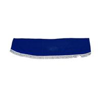 Blu Tendine Felpa Velluto Finestrino Anteriore Visiera Bianco Frange per Iveco